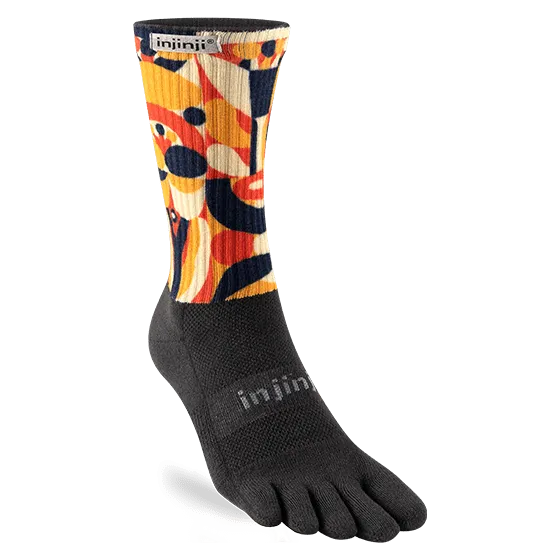 Injinji Trail Crew Sock Mens - Artist Designed Series