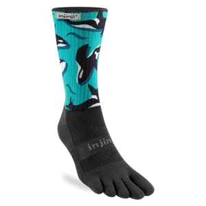 Injinji Trail Crew Sock Mens - Artist Designed Series