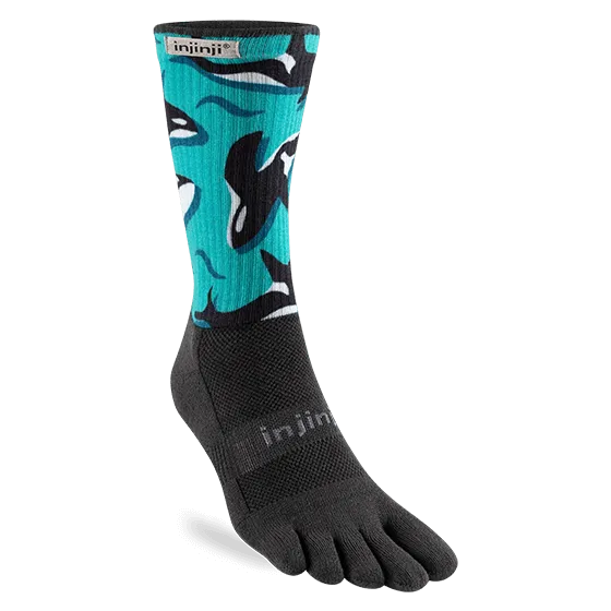 Injinji Trail Crew Sock Mens - Artist Designed Series