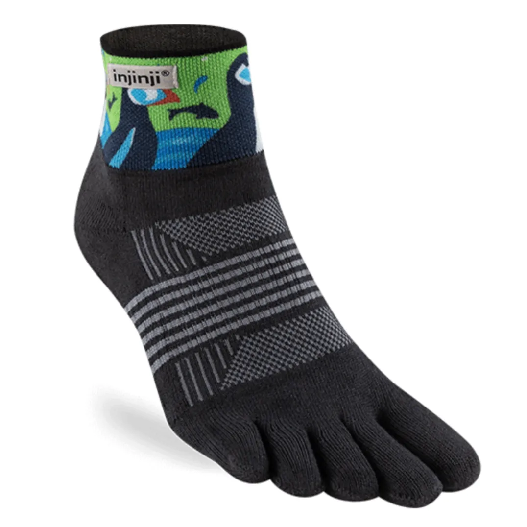 Injinji Trail Mini-Crew Sock Womens - Artist Designed Series