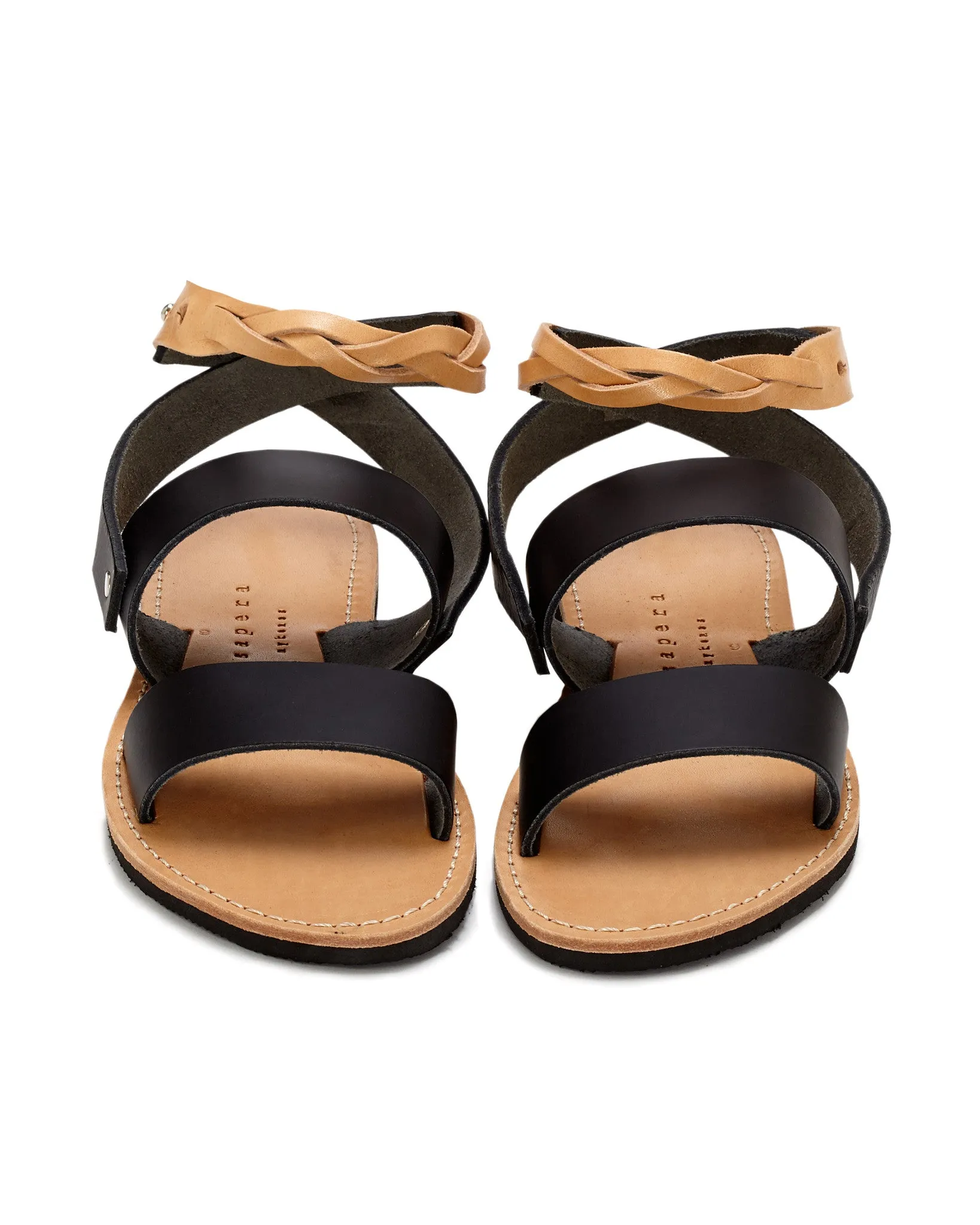 Isapera Sandals | Fokos in Black - FINAL SALE