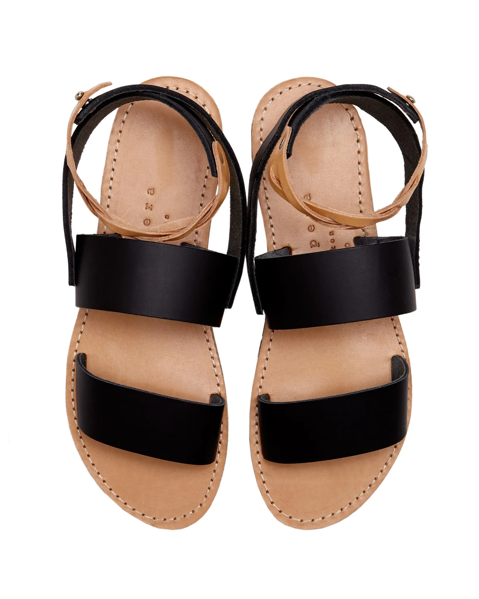 Isapera Sandals | Fokos in Black - FINAL SALE