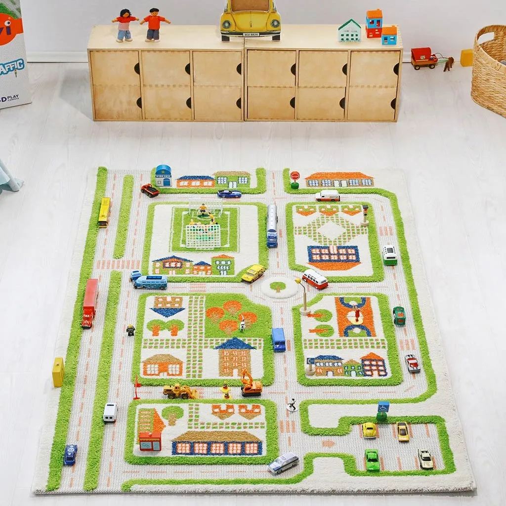 IVI Play Rug Traffic Green Medium