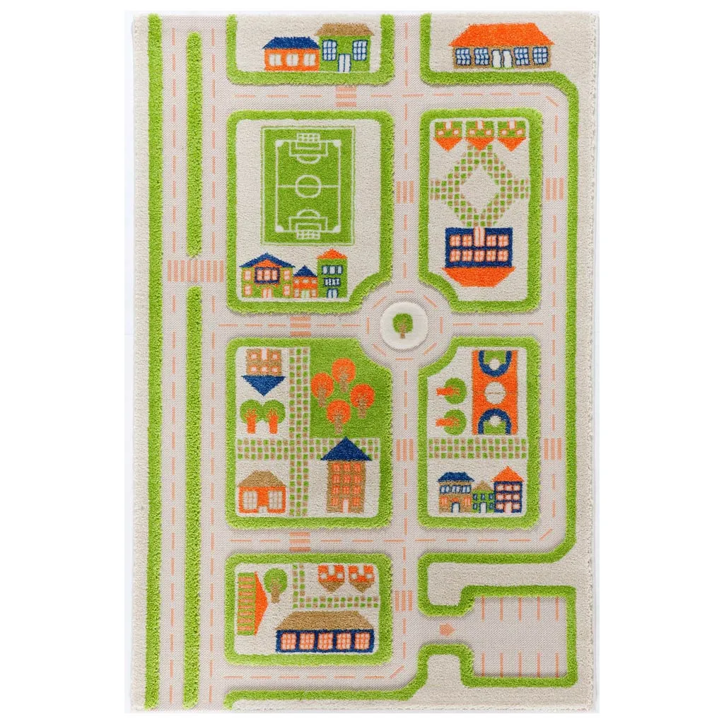 IVI Play Rug Traffic Green Medium