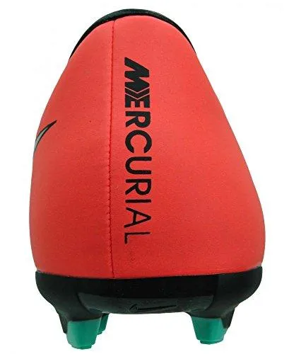 Kids Jr Mercurial Victory V Fg Bright Mango/Mtllc Slvr/Hypr Trq Soccer Cleat 3.5 Kids Us