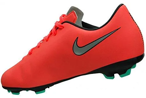 Kids Jr Mercurial Victory V Fg Bright Mango/Mtllc Slvr/Hypr Trq Soccer Cleat 3.5 Kids Us