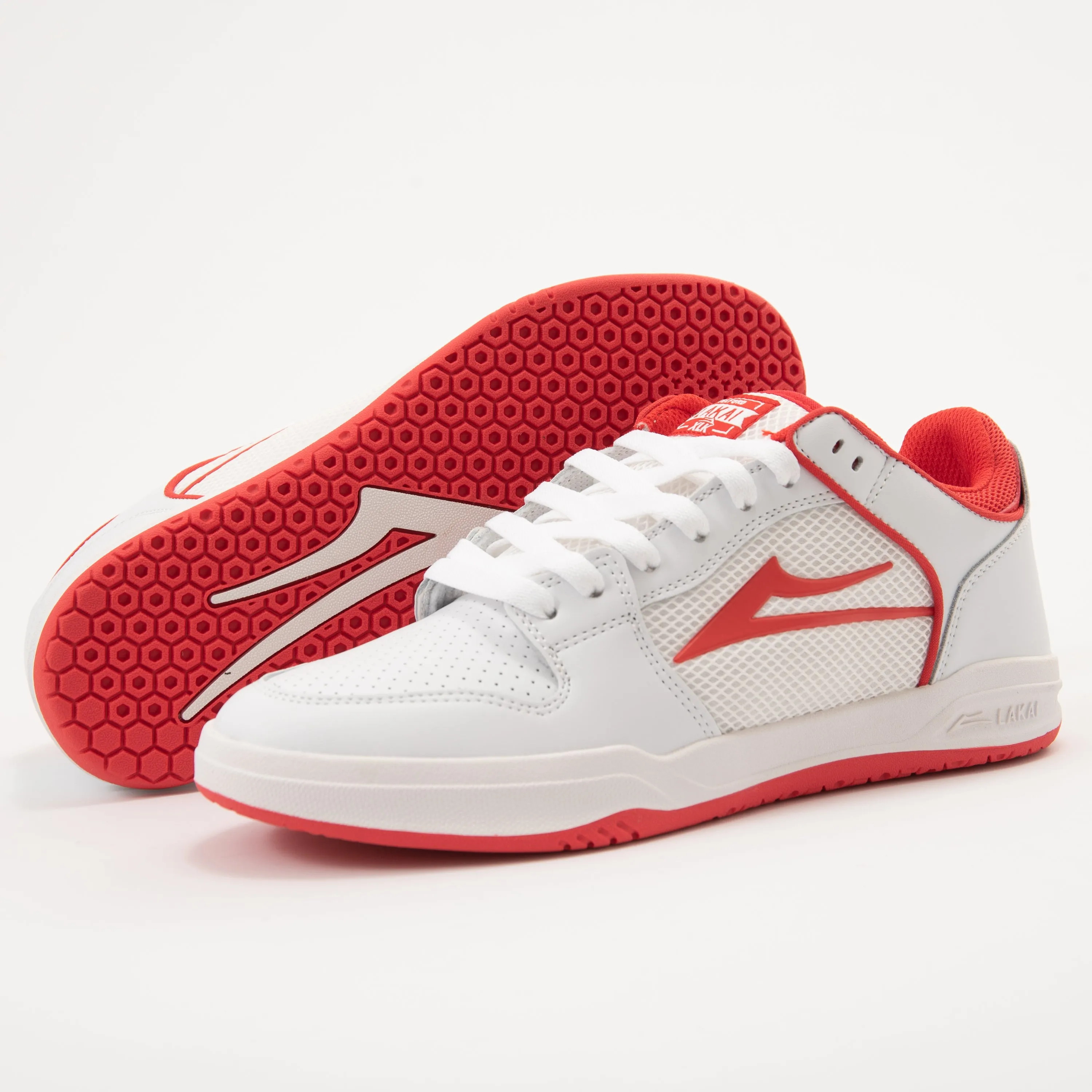 Lakai - Telford Low (White/Red) *SALE