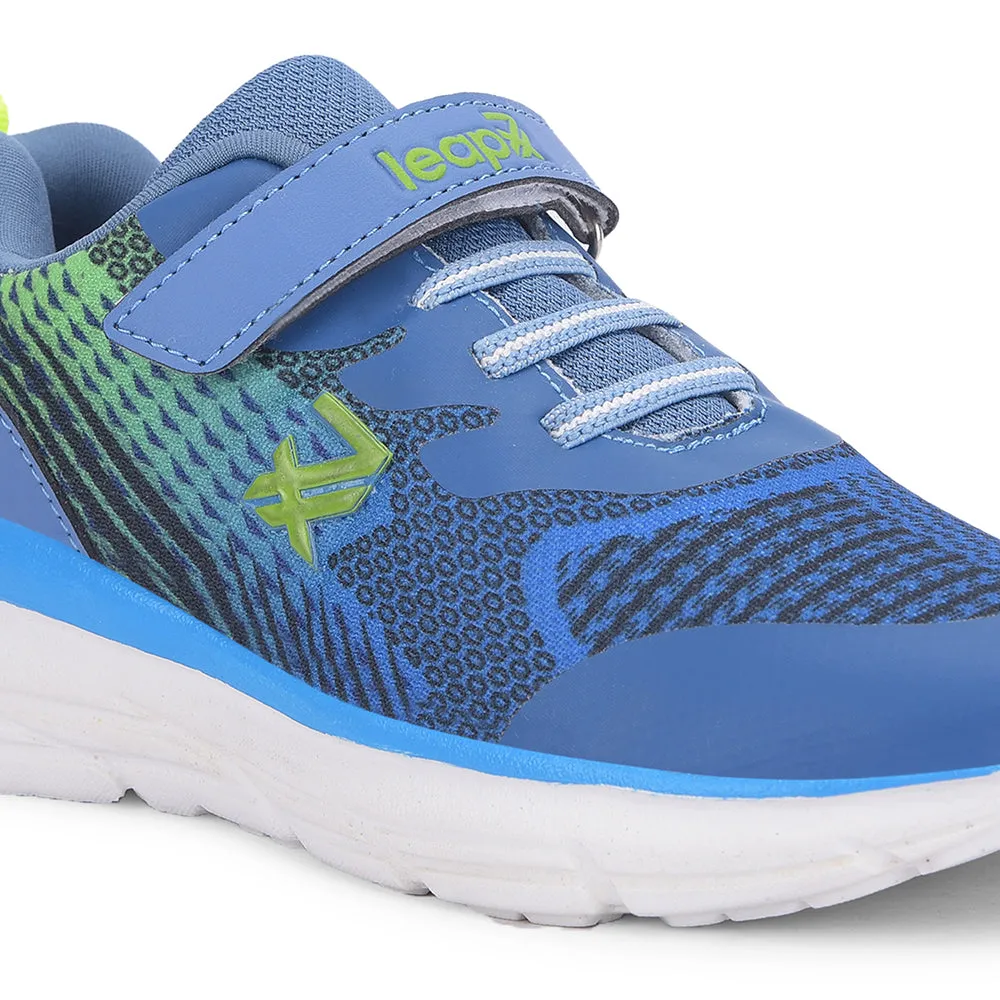 Leap7x By Liberty Kids KIMSER-E Blue Sports Non Lacing Shoes