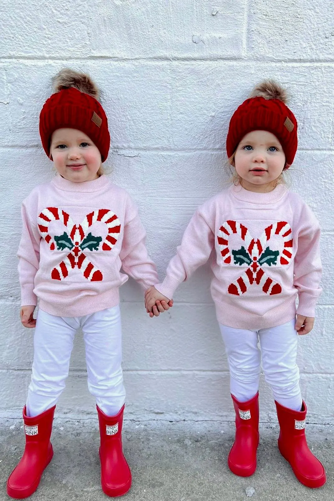 Light Pink Candy Cane Sweater