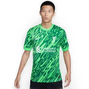 Liverpool FC 2024/25 Stadium Away Big Kids' Nike Dri-FIT Soccer Replica Jersey Green