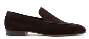 LOAFER UNLINED PLAIN SUEDE LEATHER HAND WELTED BLAKE STITCHES