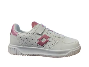 Lotto scarpa da ginnastica da bambina Venus 1 AMF STR CL S 219415 AFS white cashmere ros