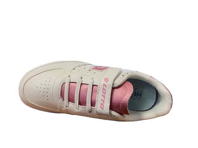 Lotto scarpa da ginnastica da bambina Venus 1 AMF STR CL S 219415 AFS white cashmere ros