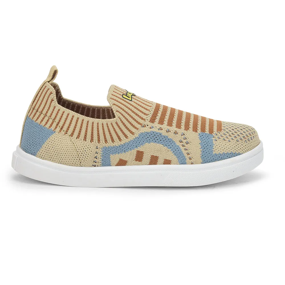 Lucy & Luke (Beige) Casual Non Lacing Shoes For Kids MINT-5 By Liberty