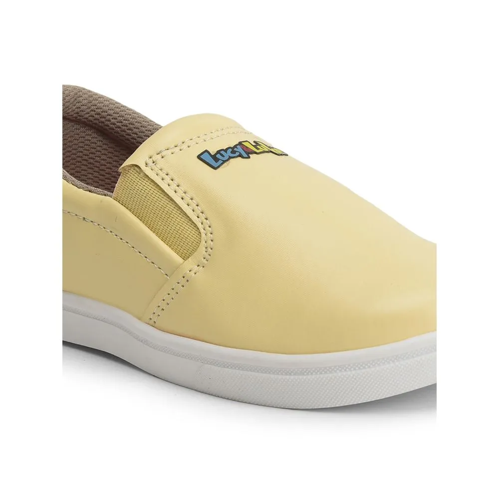 Lucy & Luke (Yellow) Casual Non Lacing Shoes For Kids MINT-2 By Liberty