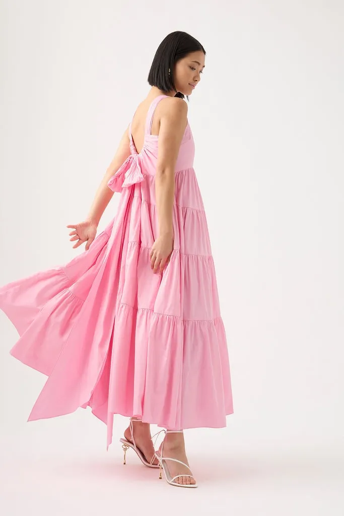 Marguerite Tie Back Maxi Dress