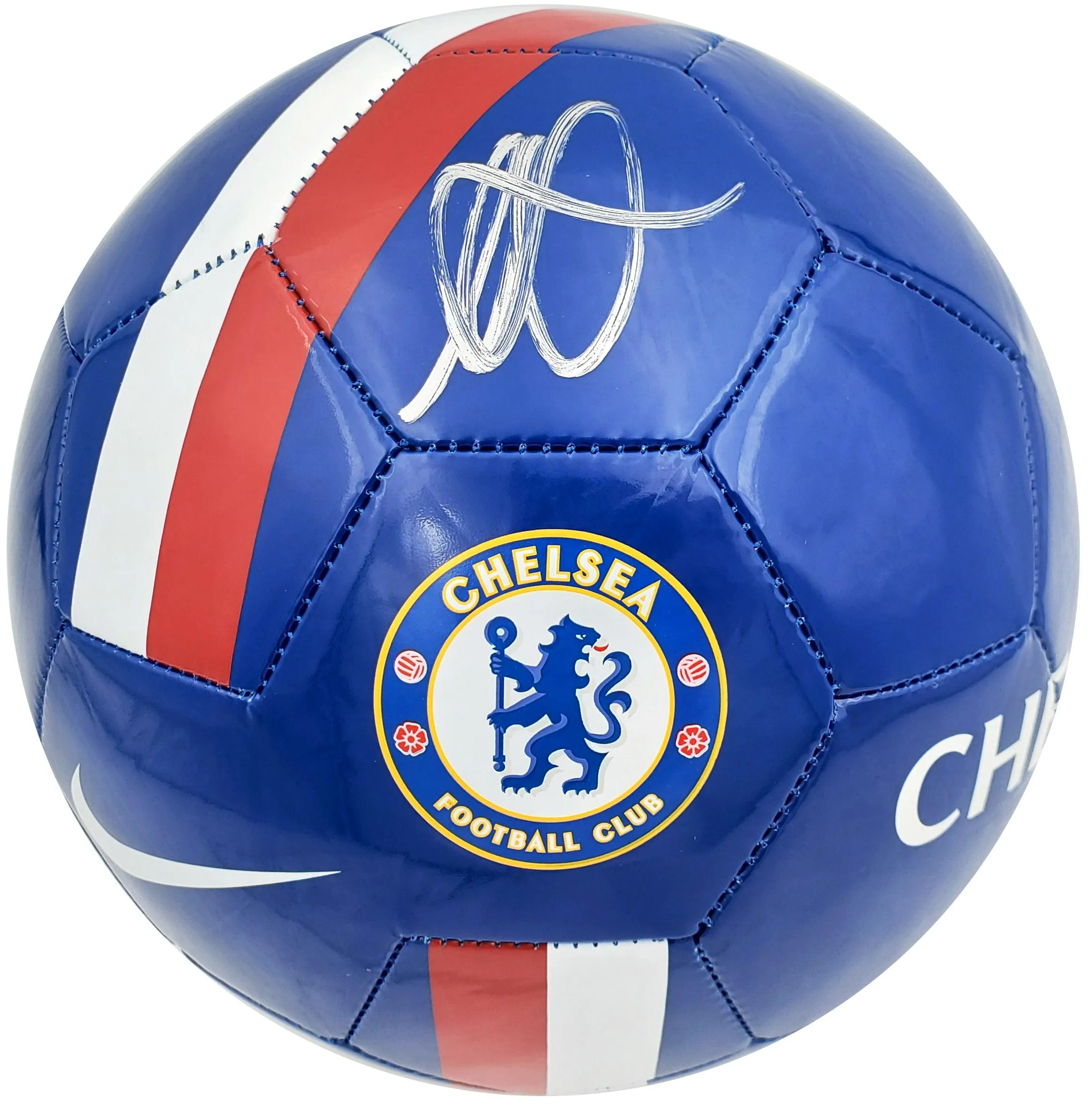 Mason Mount Autographed Blue Nike Soccer Ball Chelsea F.C. Beckett BAS Stock #196467