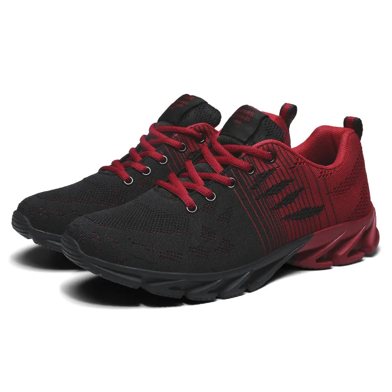 Men's Breathable Lace-Up Sneakers