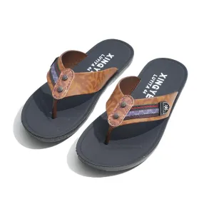 Men's Casual Non-slip Beach Slippers 63591048YM