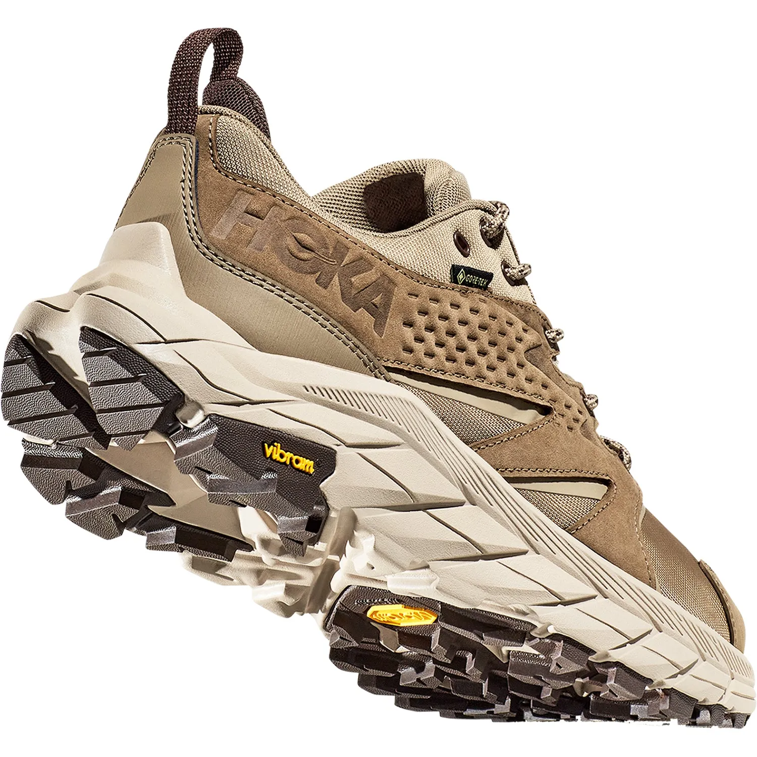 Men's Hoka Anacapa Low GTX Dune/Oxford Tan Nubuck/Mesh