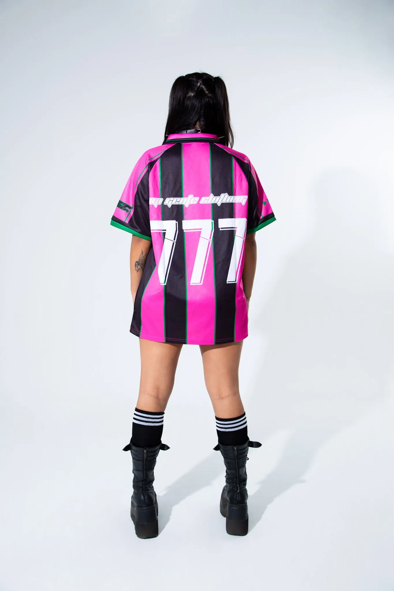 Mi Gente FC Pink 777 Soccer Jersey