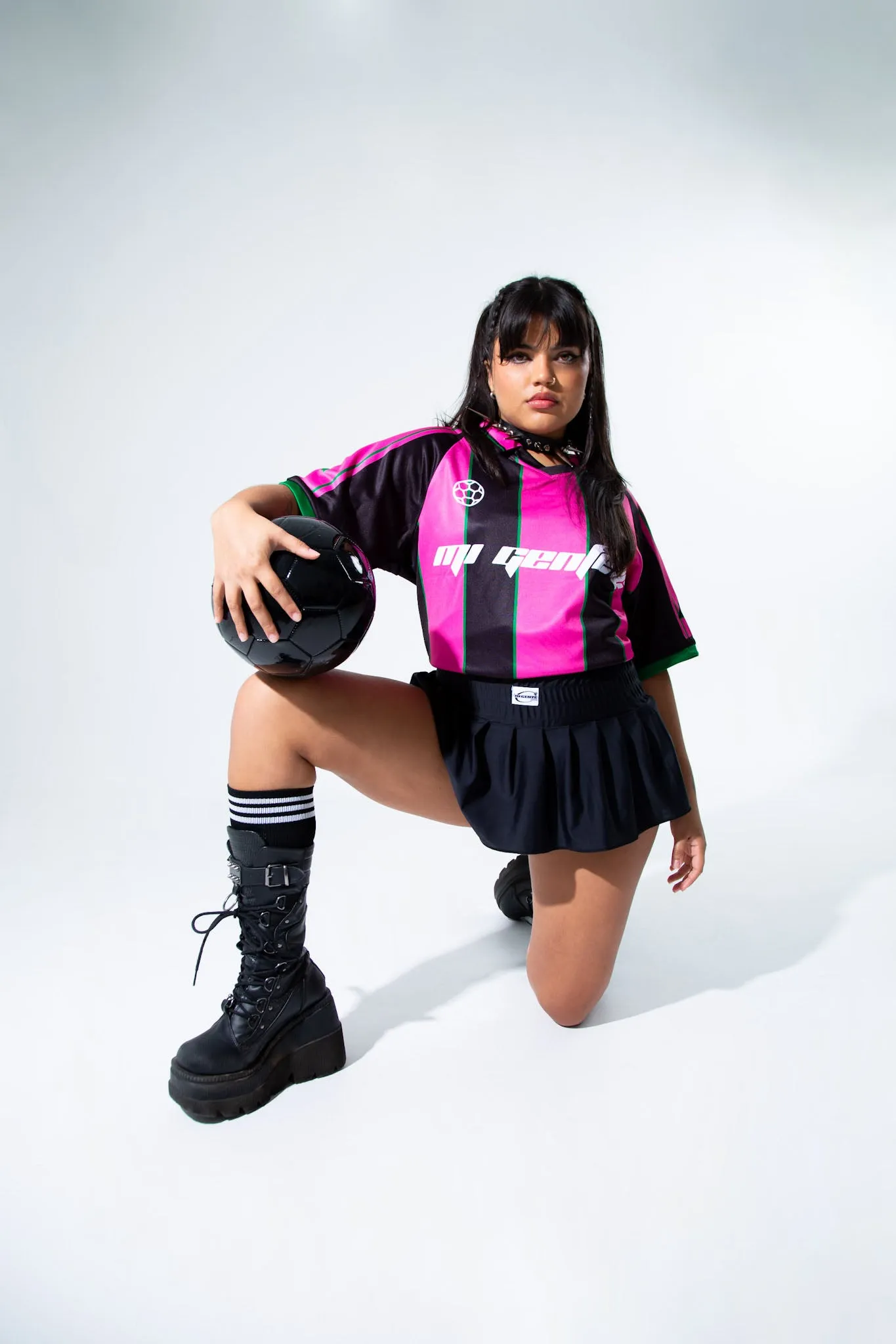 Mi Gente FC Pink 777 Soccer Jersey