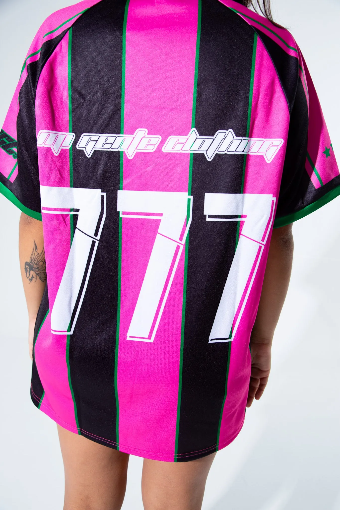 Mi Gente FC Pink 777 Soccer Jersey