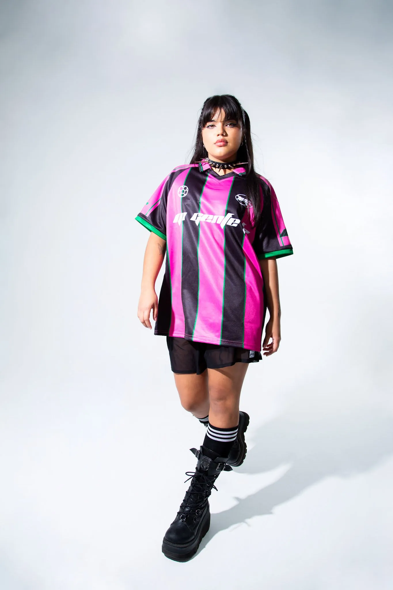 Mi Gente FC Pink 777 Soccer Jersey