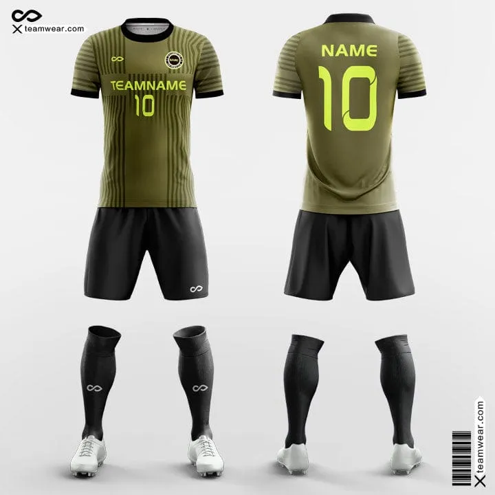 Multiple Stripes - Custom Soccer Jerseys Kit for University