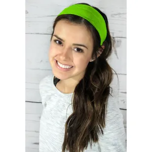 Neon Green Cotton Headband