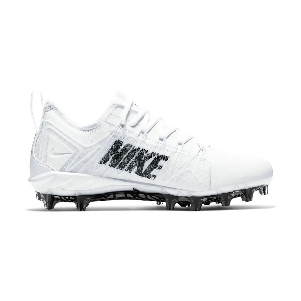 Nike Alpha Huarache 7 Pro White/Black Lacrosse Cleats