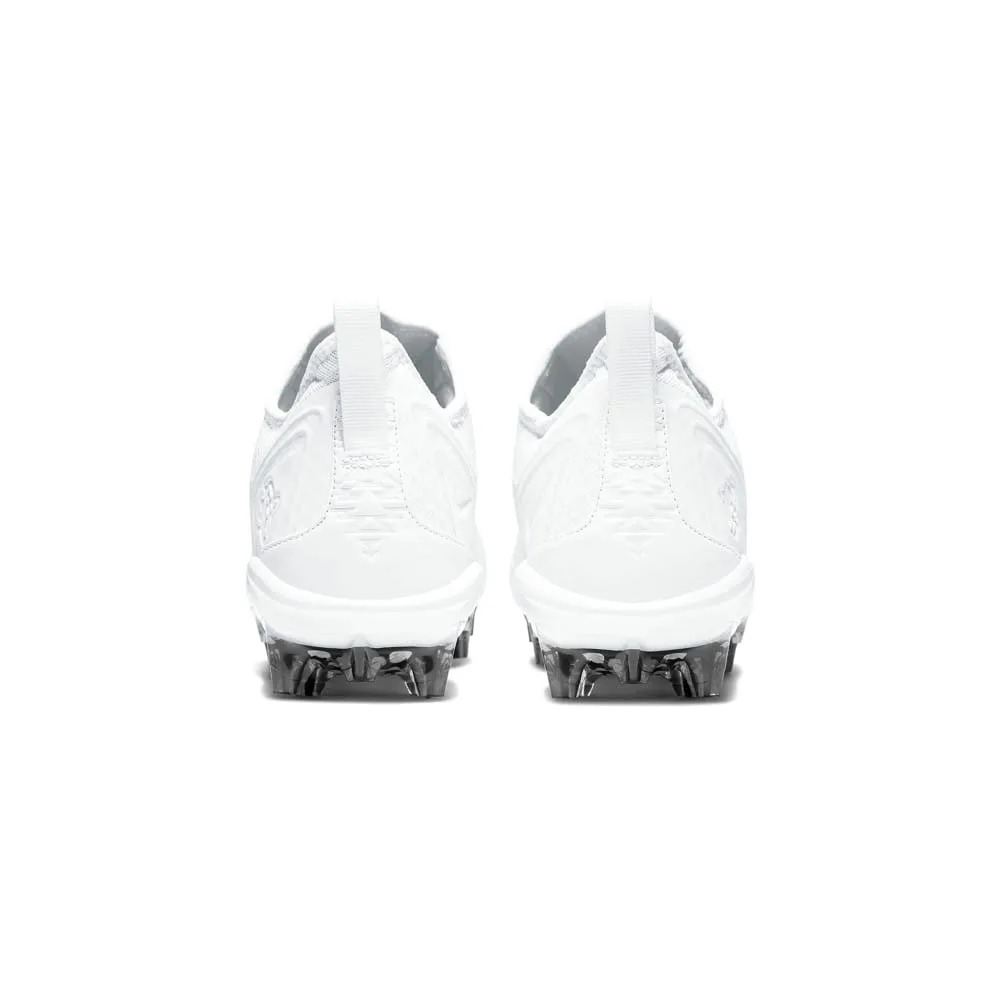 Nike Alpha Huarache 7 Pro White/Black Lacrosse Cleats