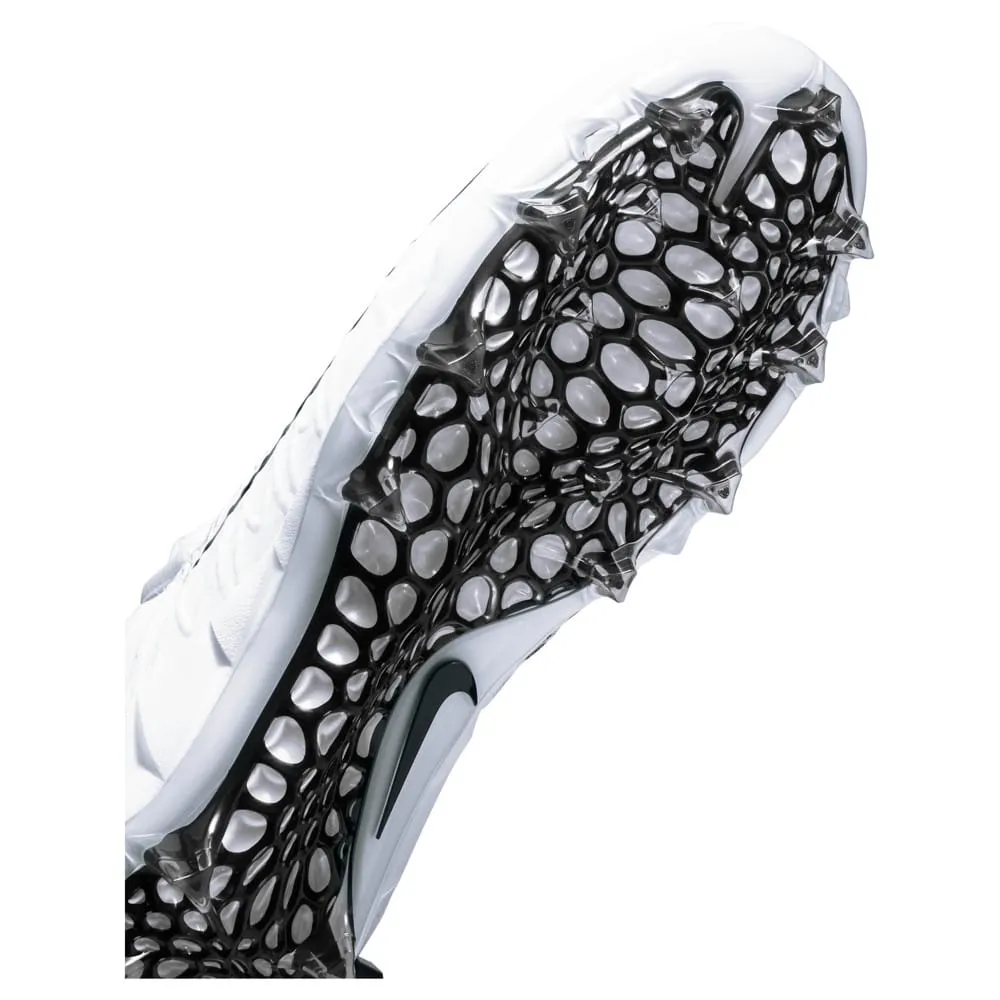 Nike Alpha Huarache 7 Pro White/Black Lacrosse Cleats