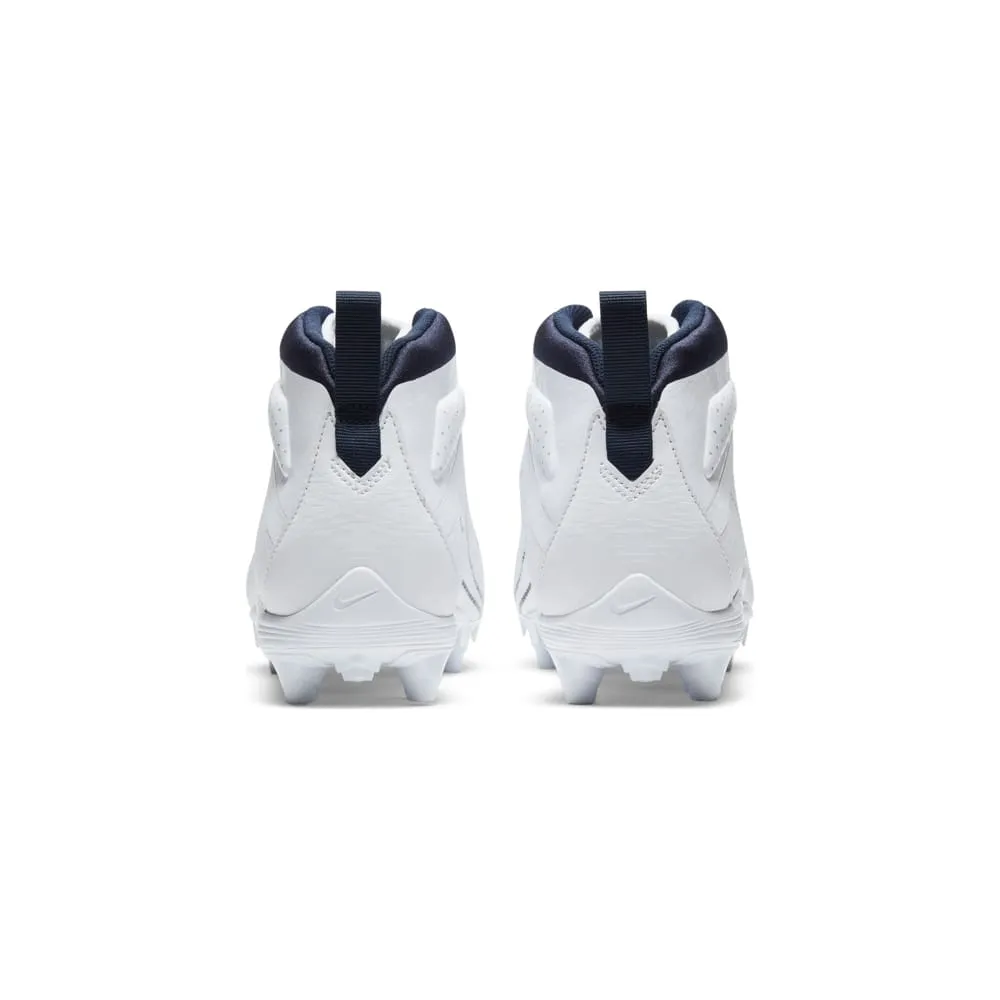 Nike Alpha Huarache 7 Varsity White/Navy Blue Lacrosse Cleats