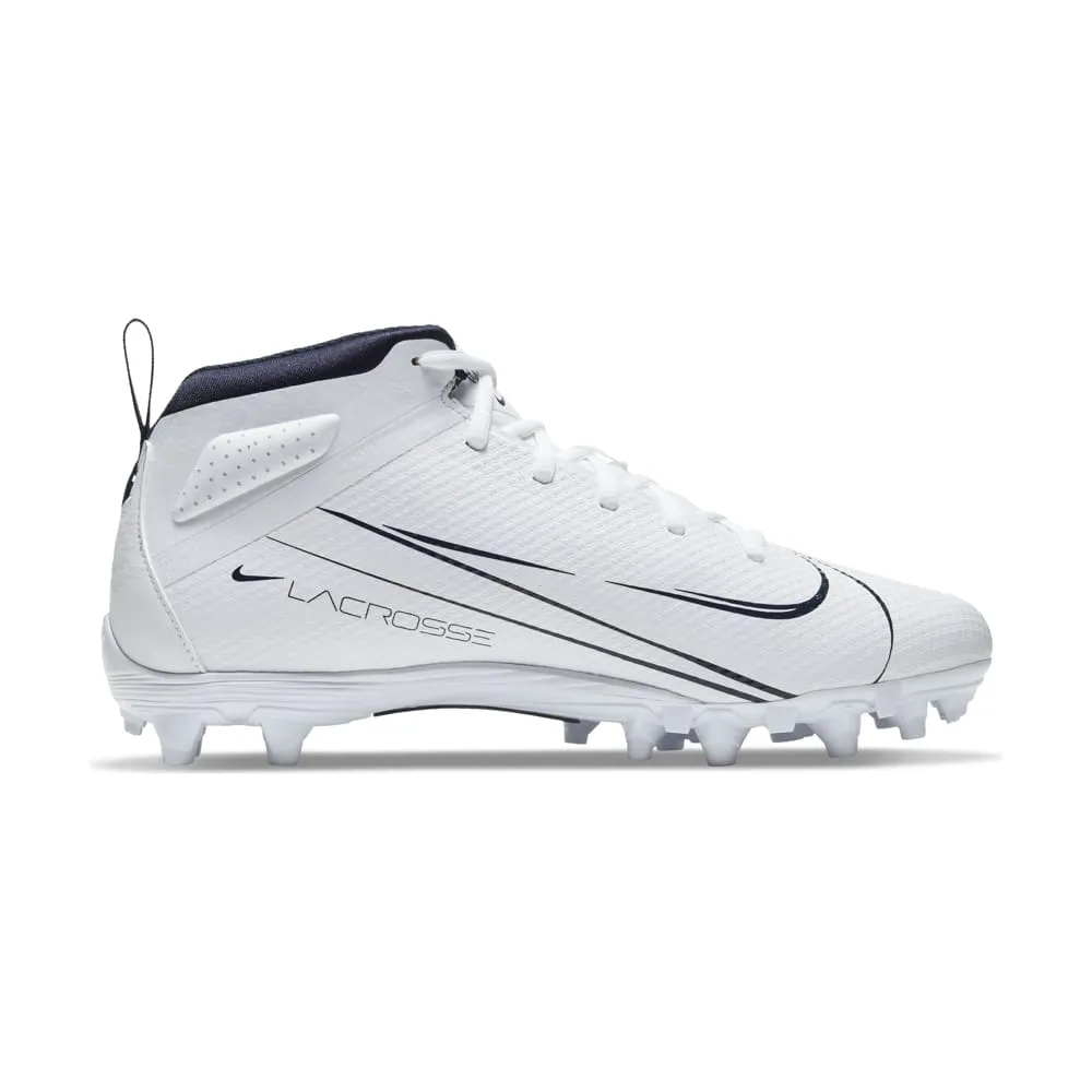 Nike Alpha Huarache 7 Varsity White/Navy Blue Lacrosse Cleats