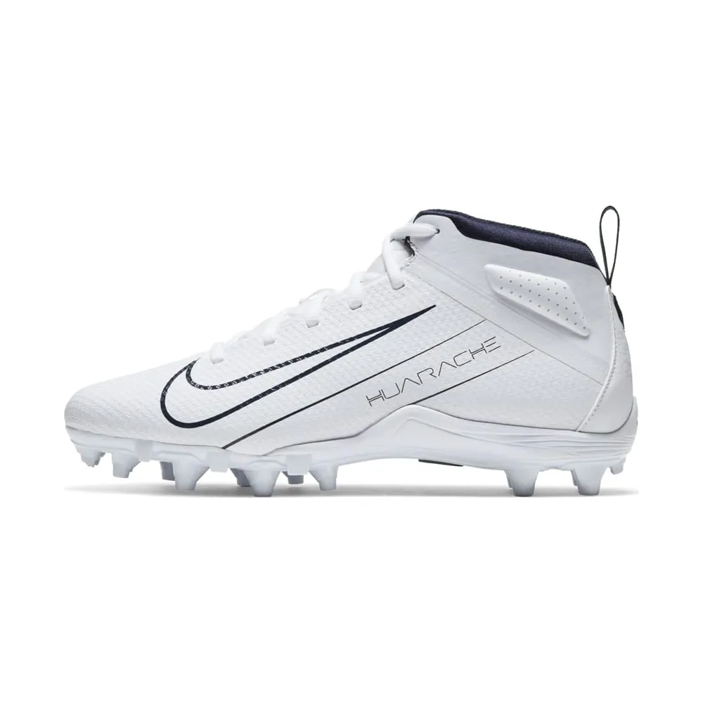 Nike Alpha Huarache 7 Varsity White/Navy Blue Lacrosse Cleats