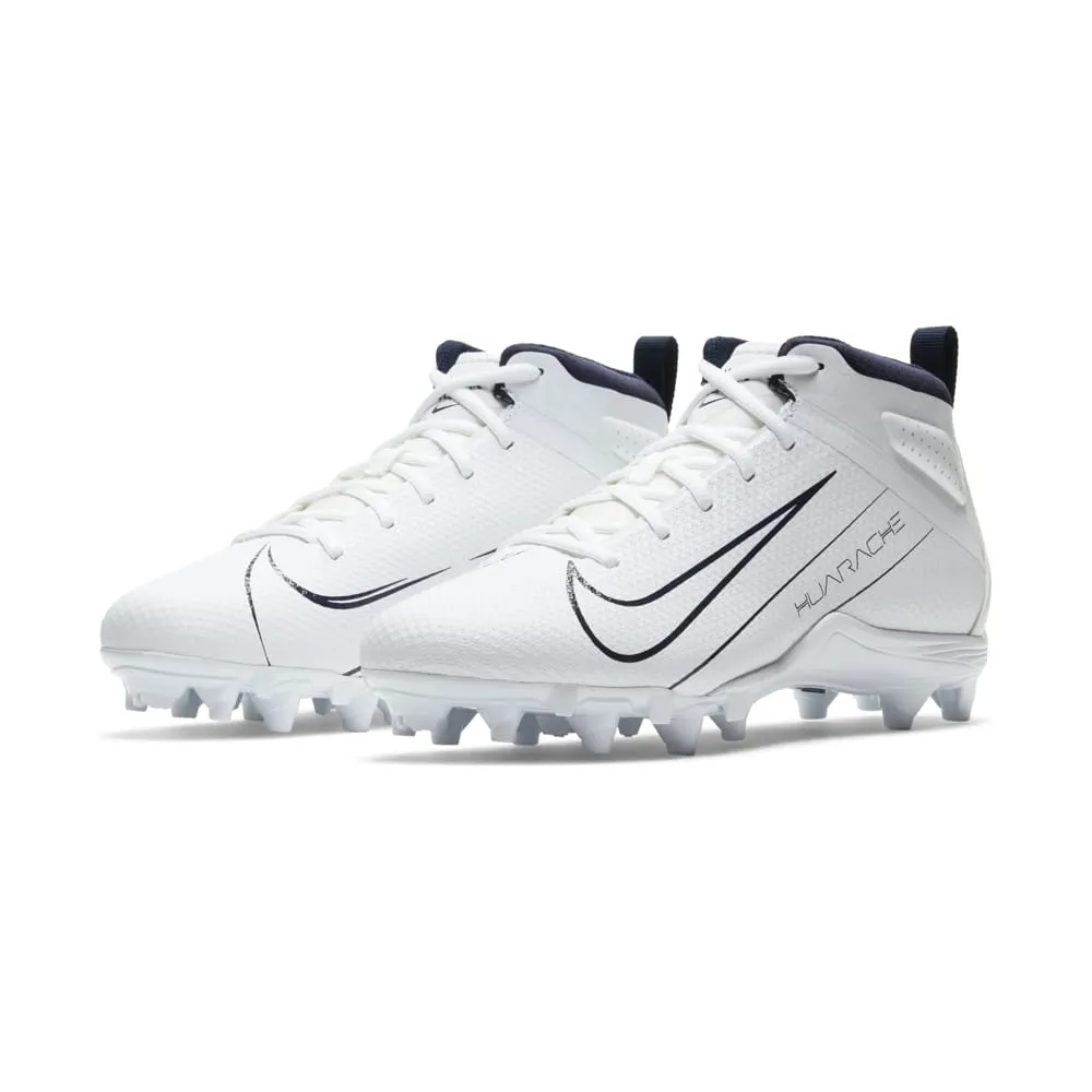 Nike Alpha Huarache 7 Varsity White/Navy Blue Lacrosse Cleats