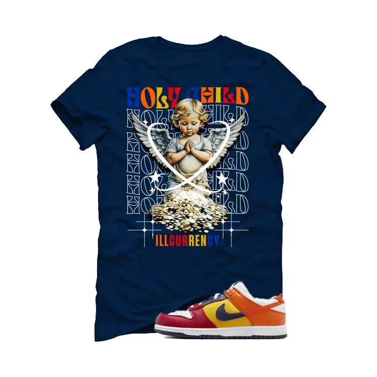 Nike Dunk Low CO.JP What The Navy Blue T-Shirt (Holy Child)| illcurrency