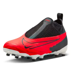 Nike Jr. Phantom GX Academy DF FG/MG Soccer Cleats (Bright Crimson/White)