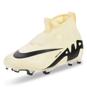 Nike Jr. Zoom Superfly 9 Academy Firm Ground Soccer Cleats (Lemonade/Black)