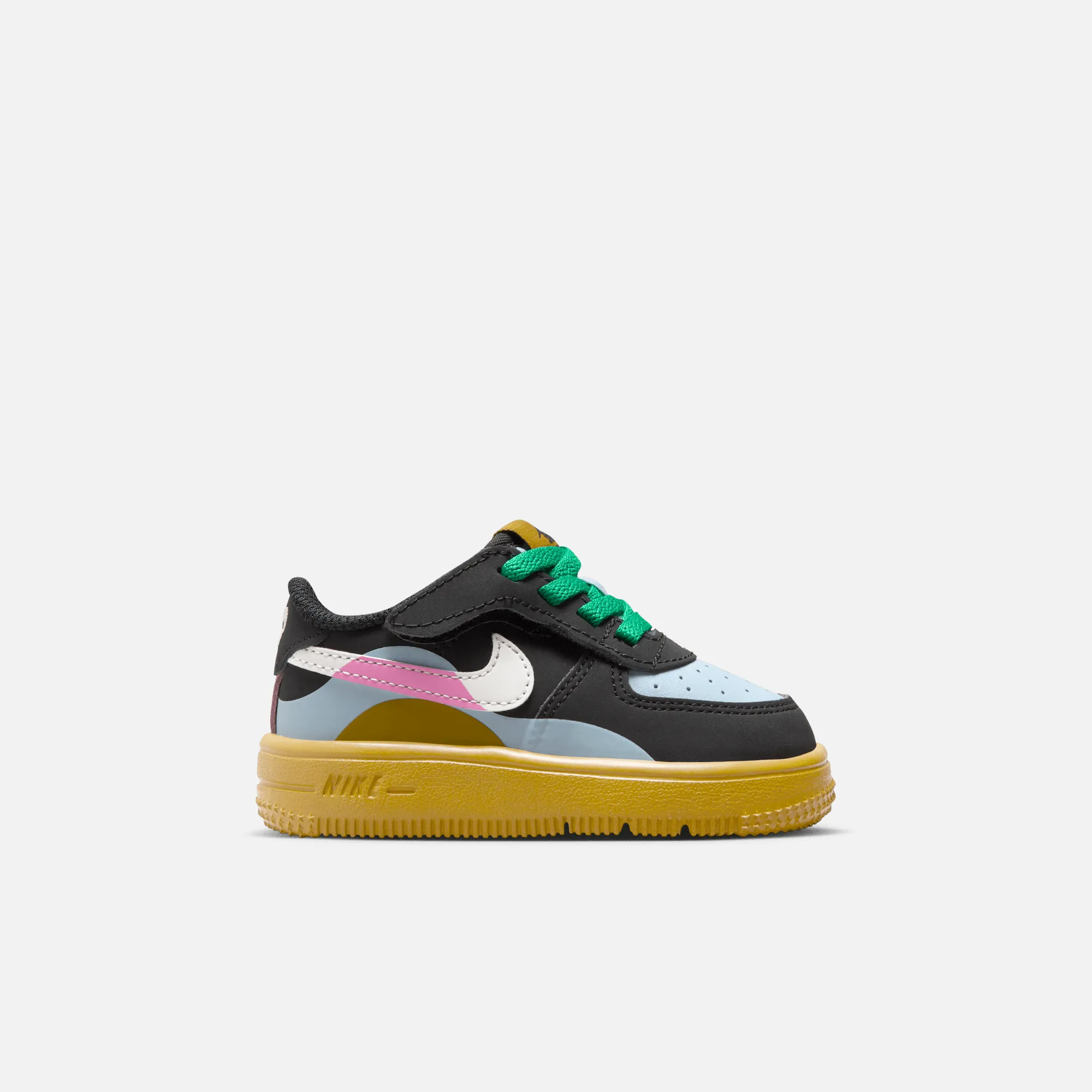 Nike Kids' Air Force 1 Low Easyon LV8 2 Multi Color Layers (TD)