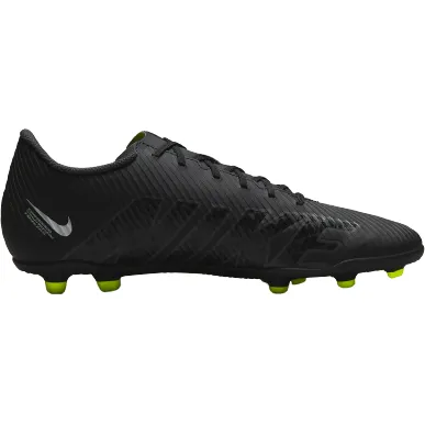 Nike Men's Mercurial Vapor 15 Club MG Cleats - Black / Summit White / Volt / Dark Smoke Grey