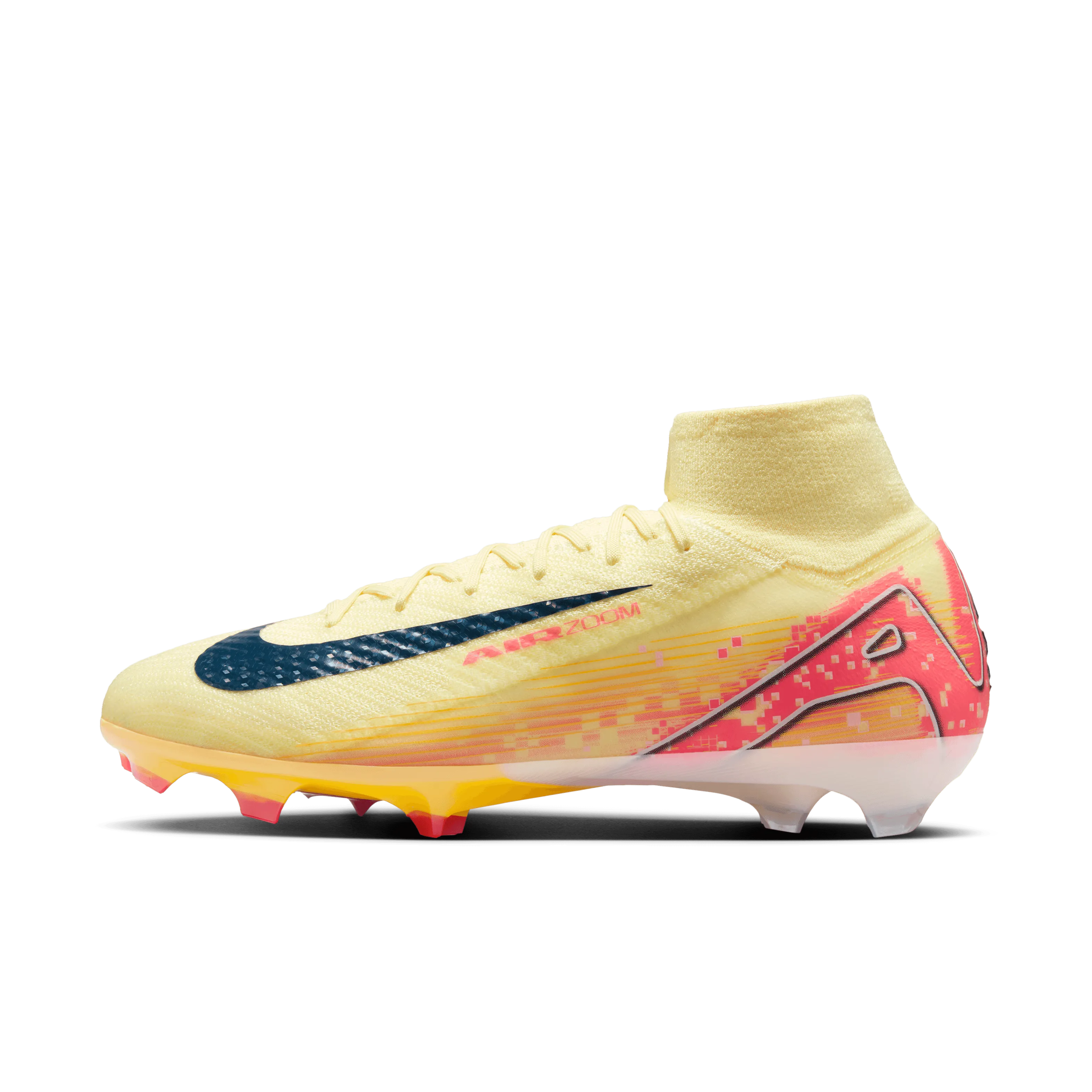 Nike Mercurial Superfly 10 Elite "Kylian Mbappé" FG - Lt Laser Orange/Armory Navy