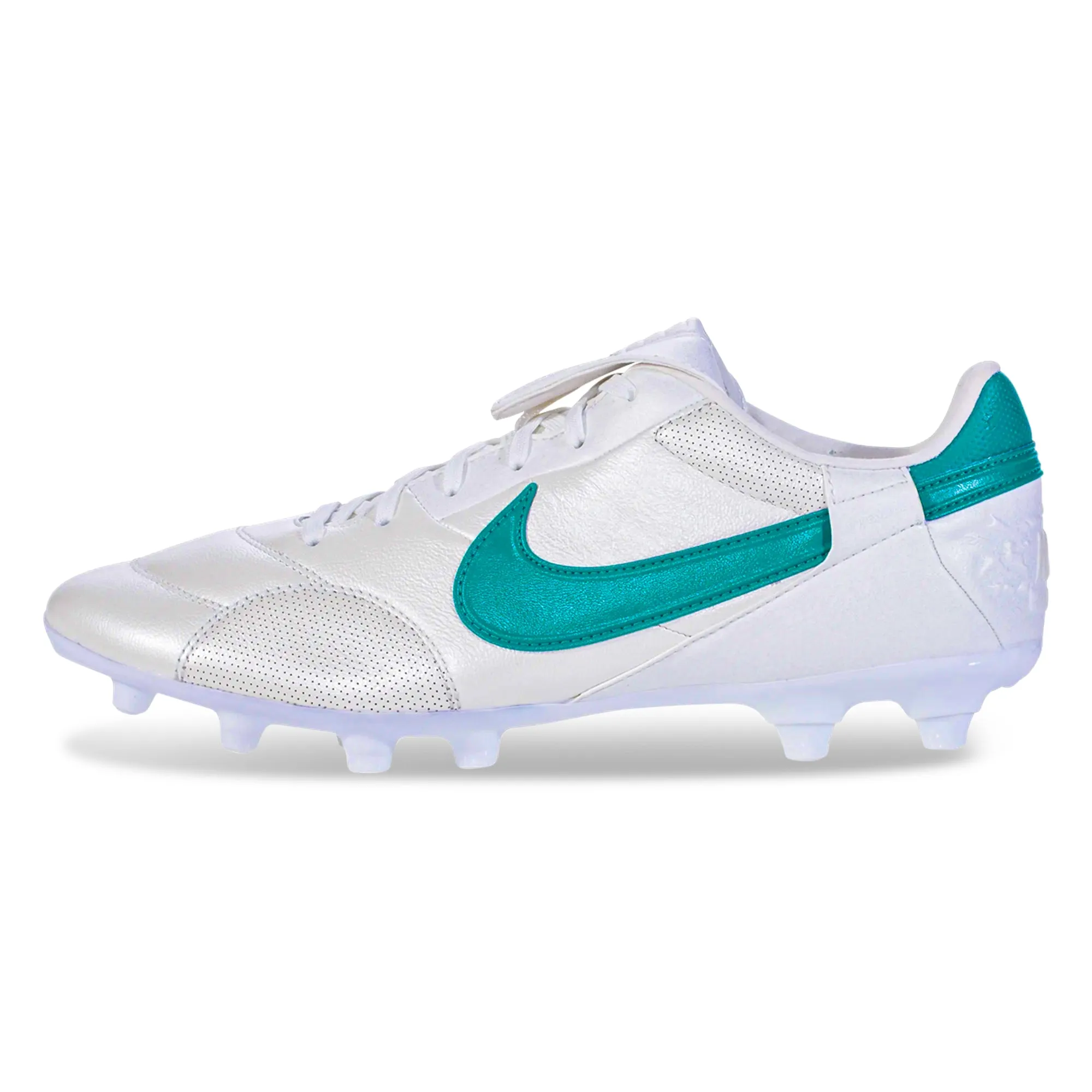 Nike Premier III FG Soccer Cleats (Metallic Summit White/Mystic Green)