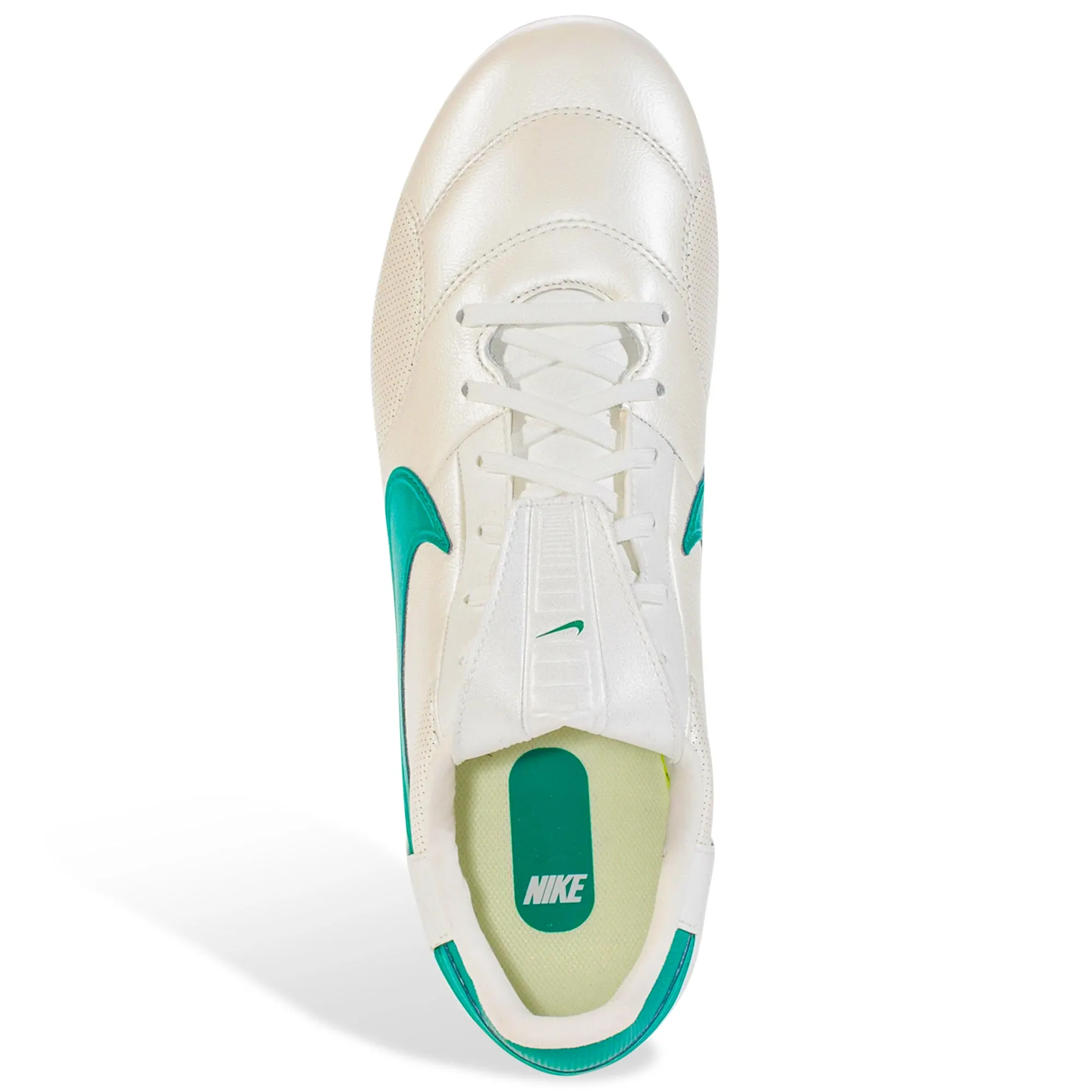 Nike Premier III FG Soccer Cleats (Metallic Summit White/Mystic Green)