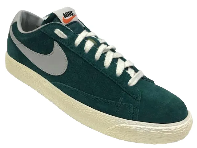 Nike scarpa sneakers da uomo Blazer Low Premium Suede Vintage 538402 301 thè verde