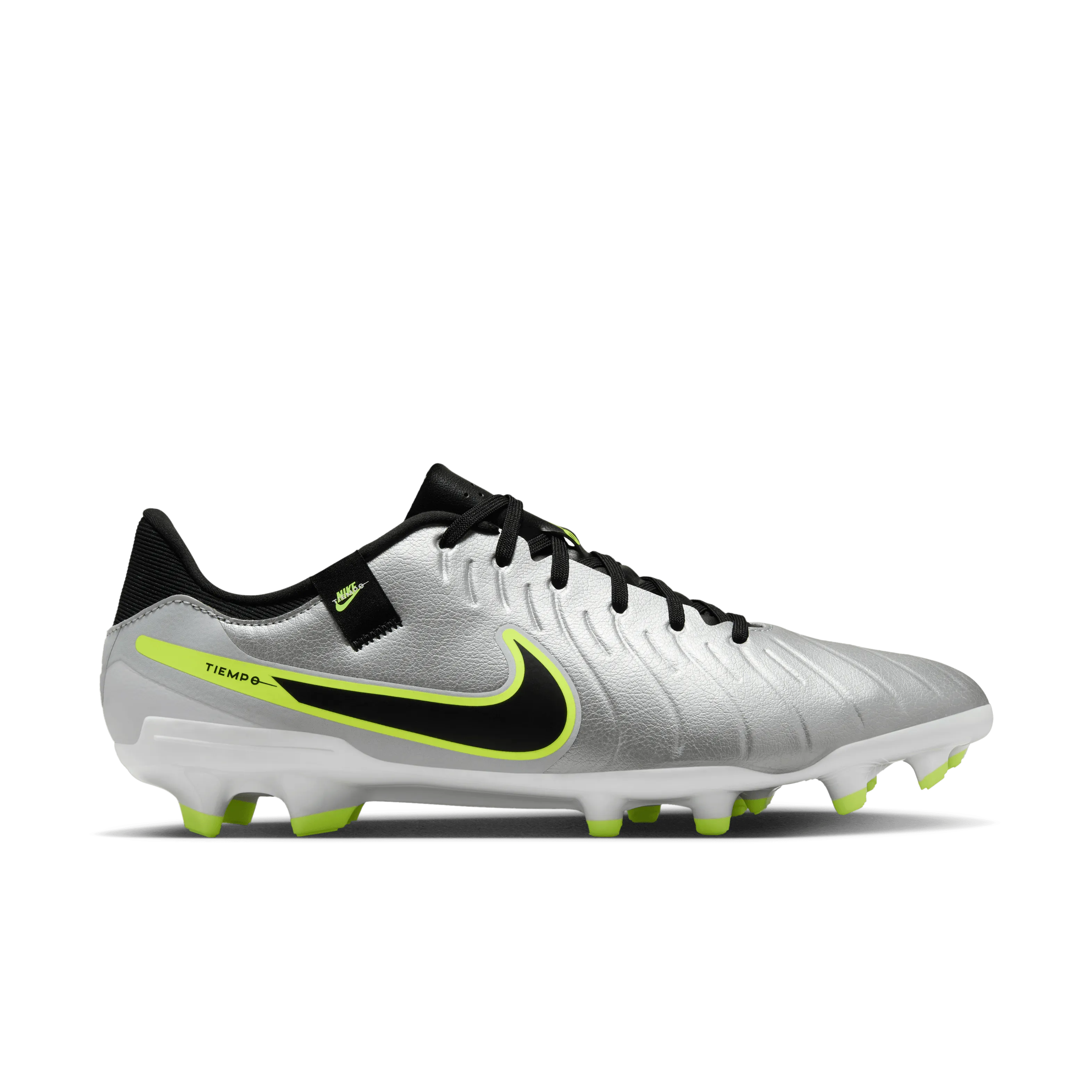 Nike Tiempo Legend 10 Academy FG -Metallic Silver/Black