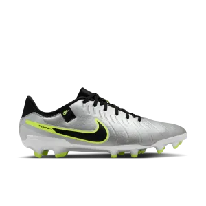 Nike Tiempo Legend 10 Academy FG -Metallic Silver/Black