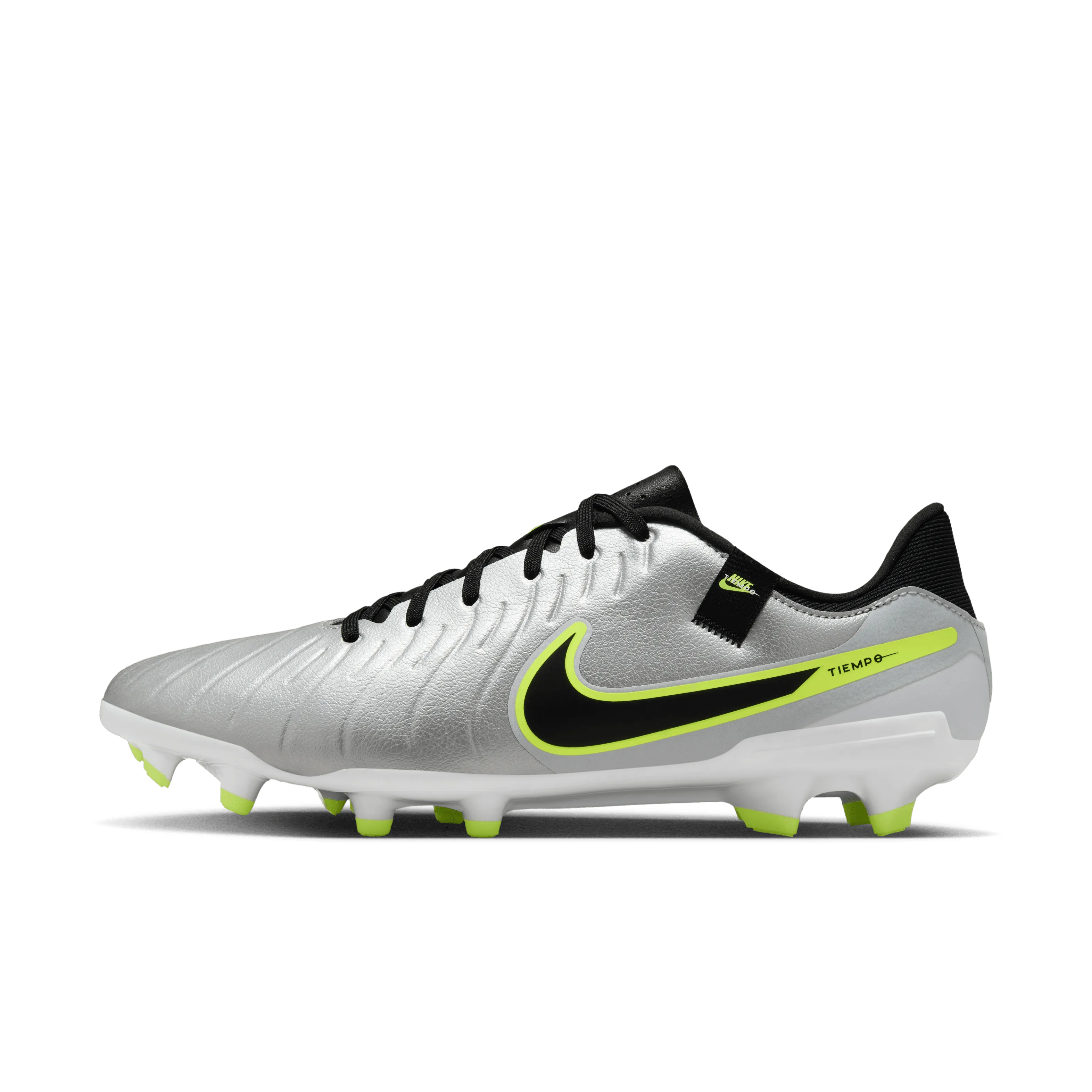 Nike Tiempo Legend 10 Academy FG -Metallic Silver/Black