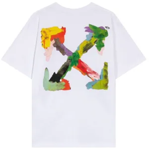 Off-White Brush Arr Over Skate S/S T-Shirt White